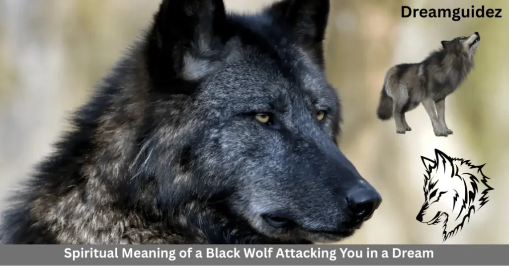 Spiritual Meaning of a Black Wolf Attacking You in a Dream