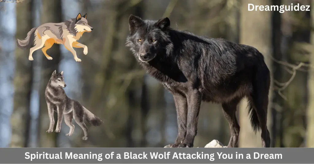 Spiritual Meaning of a Black Wolf Attacking You in a Dream