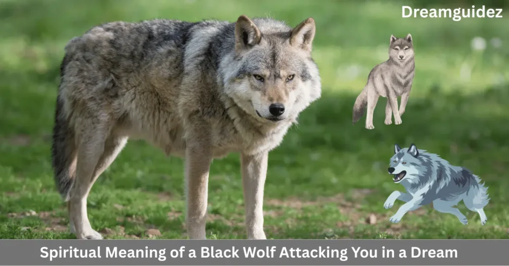 Spiritual Meaning of a Black Wolf Attacking You in a Dream