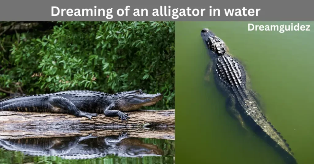Dreaming of an Alligator in Water – Spiritual Warnings signs 
