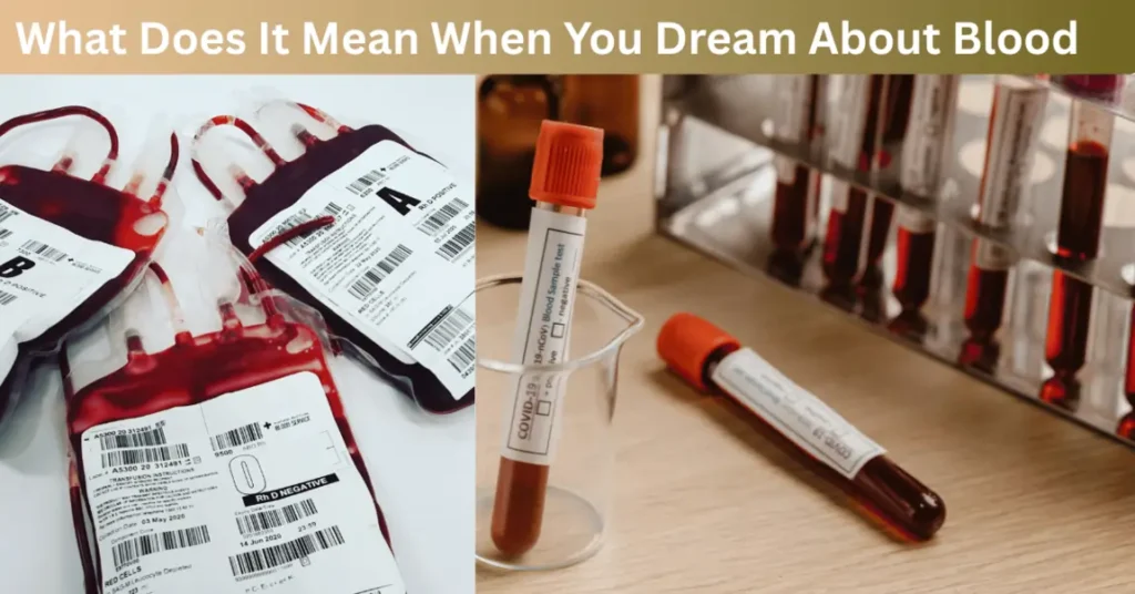 What Does It Mean When You Dream About Blood
