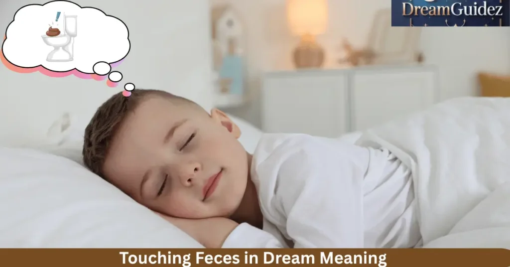 touching feces with your hands