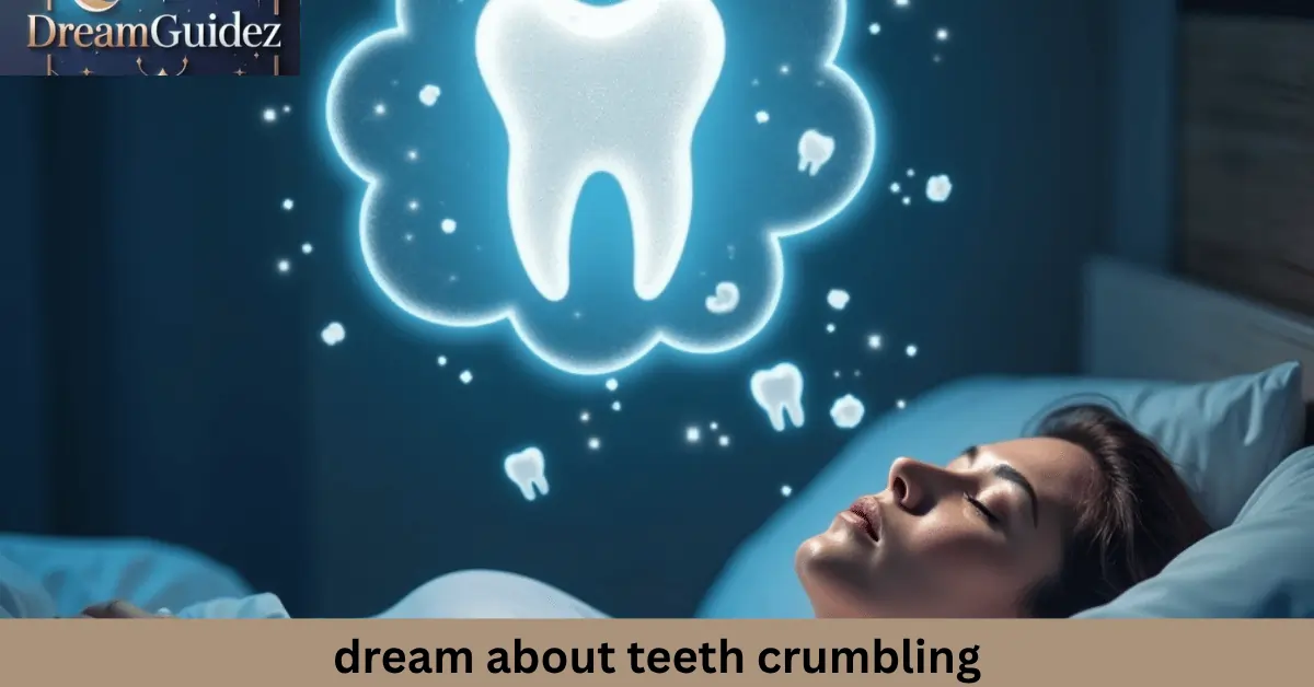 dream about teeth crumbling