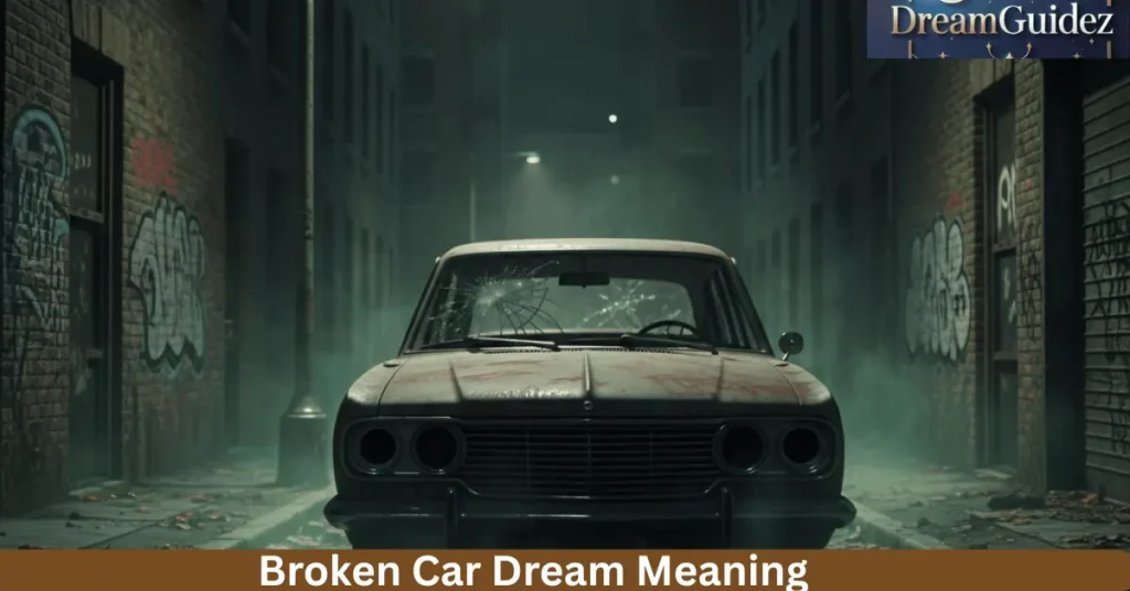Dream of a car breaking down meaning